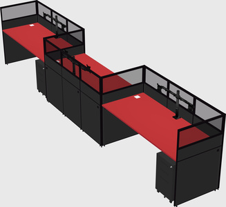Rectangular cubicles