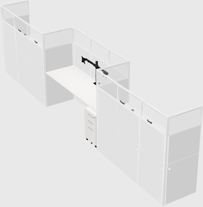 Rectangular cubicles