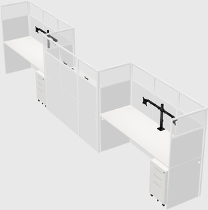 Rectangular cubicles