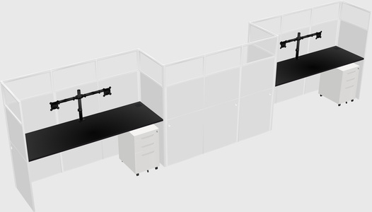 Rectangular cubicles