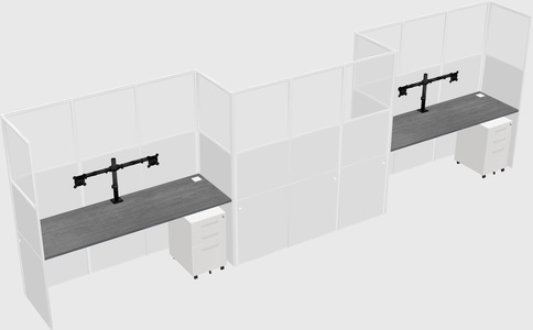 Cabines rectangulaires