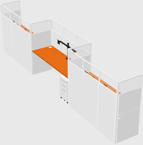 Rectangular cubicles
