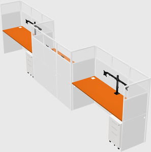 Rectangular cubicles