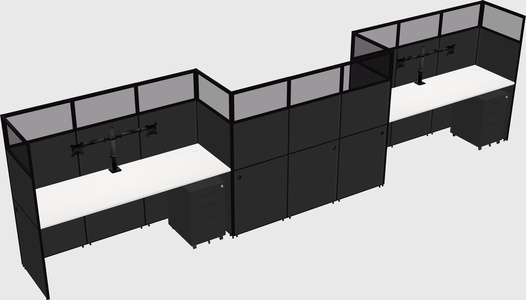 Rectangular cubicles