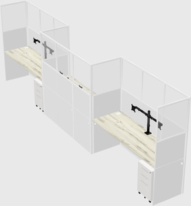 Rectangular cubicles