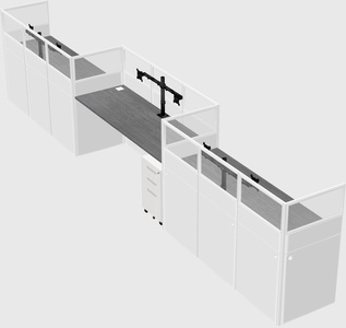 Cabines rectangulaires