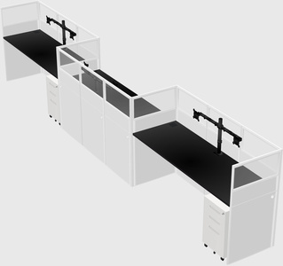 Cabines rectangulaires