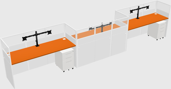 Rectangular cubicles