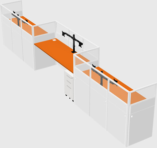 Rectangular cubicles