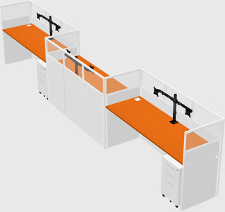 Rectangular cubicles