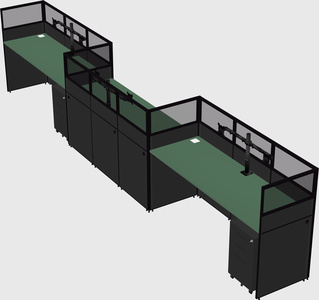 Rectangular cubicles
