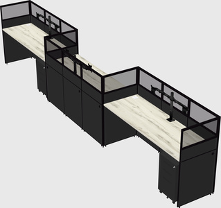 Rectangular cubicles
