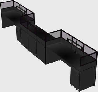 Rectangular cubicles