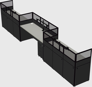 Rectangular cubicles