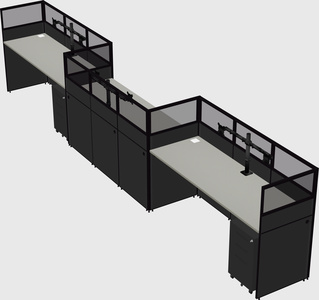 Rectangular cubicles