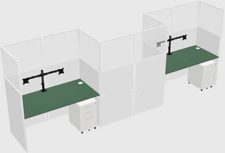 Cabines rectangulaires