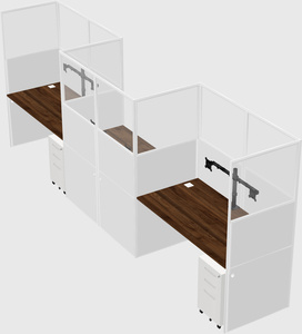 Rectangular cubicles
