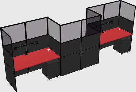 Rectangular cubicles