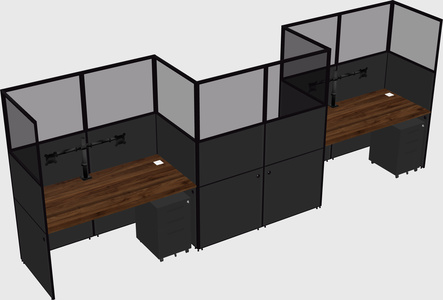 Rectangular cubicles