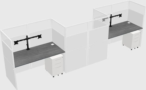 Rectangular cubicles