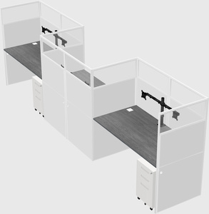 Rectangular cubicles