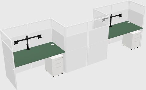Rectangular cubicles