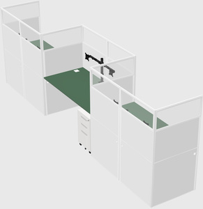 Rectangular cubicles