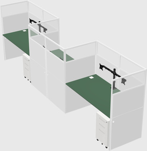 Rectangular cubicles