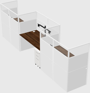 Rectangular cubicles