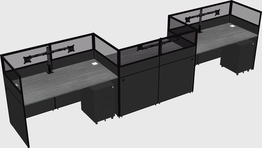 Rectangular cubicles