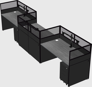 Rectangular cubicles