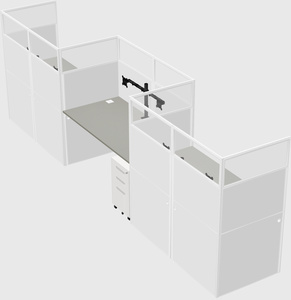 Rectangular cubicles
