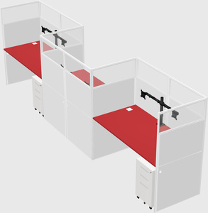 Rectangular cubicles