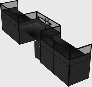 Rectangular cubicles