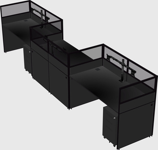 Rectangular cubicles
