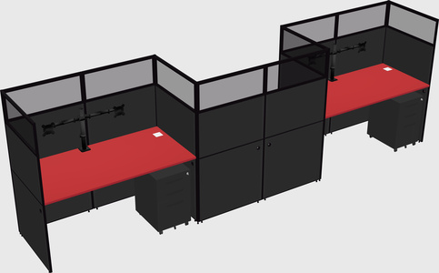 Cabines rectangulaires