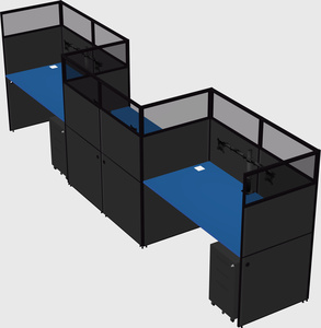 Rectangular cubicles