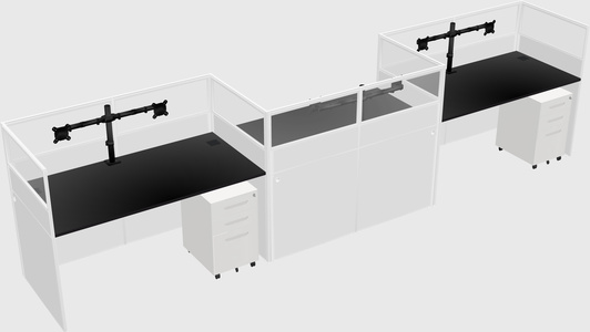 Rectangular cubicles