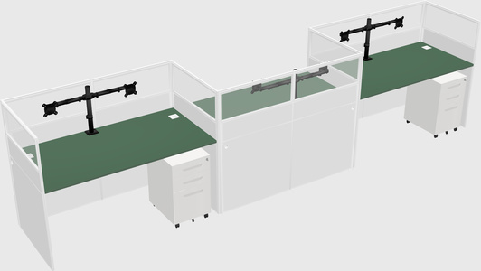 Rectangular cubicles