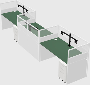 Rectangular cubicles