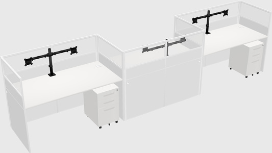 Rectangular cubicles