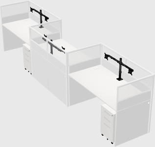 Rectangular cubicles