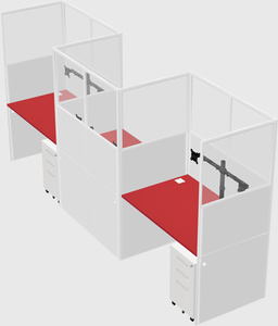 Rectangular cubicles