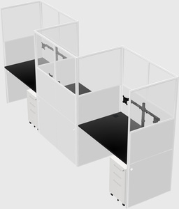 Rectangular cubicles