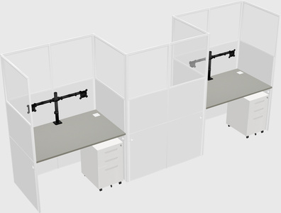 Rectangular cubicles