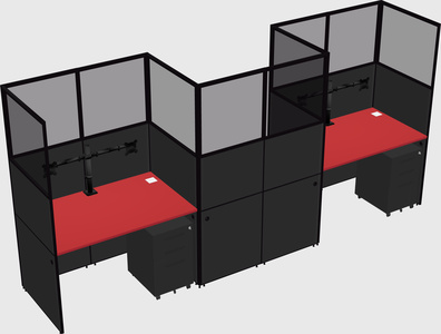 Rectangular cubicles