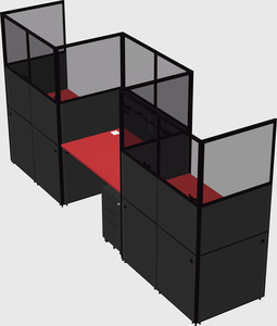 Rectangular cubicles