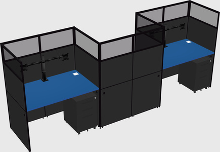 Rectangular cubicles