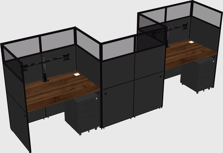 Rectangular cubicles