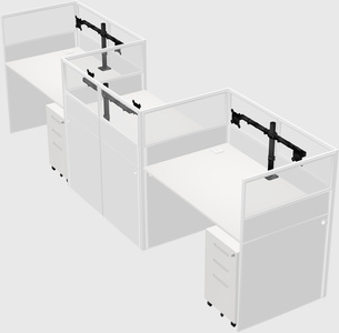 Rectangular cubicles